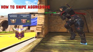 5 Ways To Aggressively Rush With A Sniper Pro Tips [upl. by Ym188]