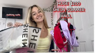 200 SHEIN SUMMER HAUL [upl. by Amathiste882]