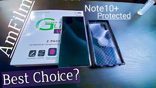 How to install any UV Full Glue tempered glass screen protector amp keep fingerprint sensor function [upl. by Roman288]