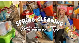 Declutter the Basement  Spring Cleaning Motivational Tips [upl. by Renraw616]