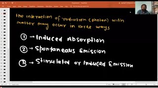 Physics  induced absorption spontaneous emission stimulated emission Lecture6 [upl. by Lyle]