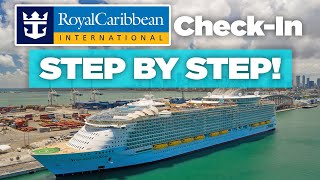 Royal Caribbean check in process guide [upl. by Ekusuy374]