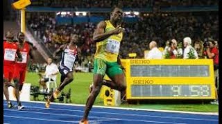 Usain Bolt 958 vince i 100 metri a Berlino record del mondo HD [upl. by Alhahs]