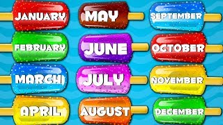 Months Of The Year Songs For Kids And children Preschool Videos For Baby [upl. by Dugaid41]