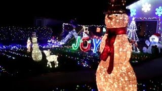 Happy Holidays  walk through Lolly Pop amp Candy Cane Lane [upl. by Nomrah]