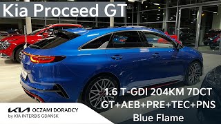 Nowa Kia Proceed GT 16 TGDI 204KM 7DCT wersja GTAEBPRETECDach w kolorze Blue Flame [upl. by Triplett]