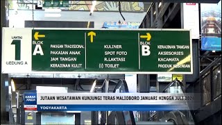 JUTAAN WISATAWAN KUNJUNGI TERAS MALIOBORO JANUARI HINGGA JULI 2024 [upl. by Oneill]