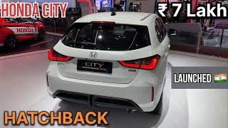 New 2024 Honda city Hatchback ₹7 लाख  i20 Baleno सै बैहतर  23 Kmpl Most Luxurious Hatchback 2024 [upl. by Aicak714]