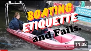 Boating Etiquette and Narrowboat Fails [upl. by Erodavlas]