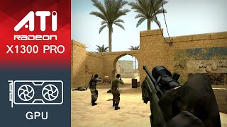 CounterStrike Source Gameplay ATI Radeon X1300 Pro 256MB VRAM [upl. by Gwenni]