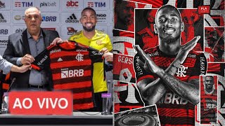 AO VIVO APRESENTAÇÃO DE GERSON NO FLAMENGO NOVO REFORÇO DO MENGÃO [upl. by Elocal]