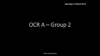 OCR A 312 Group 2 REVISION [upl. by Firehs562]