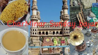 🔴quotCharminar Sunday Bazar LIVE Shopping Food and Fun in Hyderabadquot😱shorts viral [upl. by Shu]