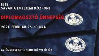 Diplomaosztó Ünnepség az ELTE Savaria Egyetemi Központjában [upl. by Calysta963]