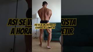 ASI SE VE UN CULTURISTA A HORAS DE COMPETIR short fyp bodybuilding [upl. by Ferretti]