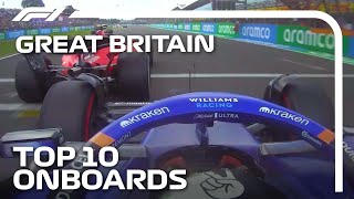 Gasly And Stroll Clash And The Top 10 Onboards  2023 British Grand Prix  Qatar Airways [upl. by Eupheemia349]