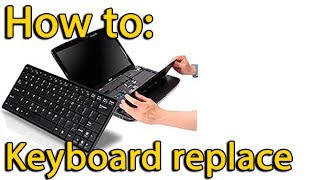 How to replace keyboard on Lenovo ThinkPad T510 W510 laptop [upl. by Zednanreh]