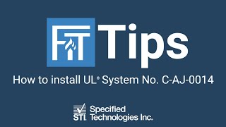 How to install UL® System No CAJ0014 [upl. by Ledua339]