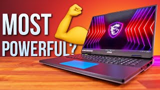 MSI Titan 18 HX Best Gaming Laptop of 2024 [upl. by Rick]