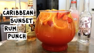 Caribbean Sunset Rum Punch [upl. by Alvera142]