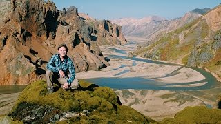 ICELAND  LANDMANNALAUGAR AMAZING CANYON [upl. by Lorinda]