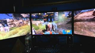 Part 1 3 Alienware Monitors Playing Guild Wars 2 with 5760 x 1080 Resolution [upl. by Anirrak644]