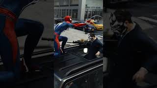 Spider Man Remastered car Finisher spidermanremastered [upl. by Rene]