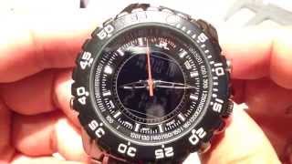 US Polo Assn Sport US8170 Black and Gunmetal AnaDigi Bracelet Watch review [upl. by Marilyn]