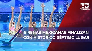 ¡Brillan en la alberca Equipo mexicano de natación artística culmina en séptimo lugar en París 2024 [upl. by Iives662]