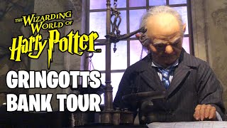 FULL GRINGOTTS BANK TOUR  Wizarding World of Harry Potter  Diagon Alley  Universal Orlando Resort [upl. by Ihculo216]