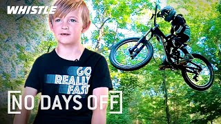 8YearOld MINDBLOWING Mountain Biker Phenom 🤯 [upl. by Anicul]