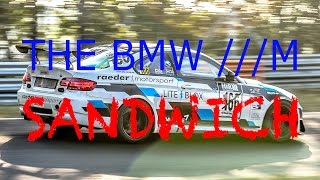 The BMW M Sandwich  F82 M4 vs 2x e92 M3 Nürburgring Nordschleife [upl. by Ahsatam]