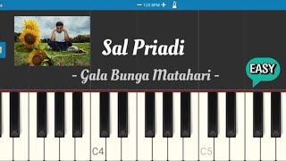 Sal Priadi  Gala Bunga Matahari Piano Tutorial [upl. by Codi]