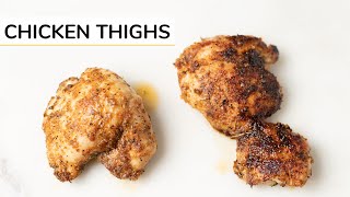 BEST BAKED CHICKEN THIGHS  easy recipe [upl. by Yevol]