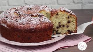 TORTA RUSTICA DI PERE E GOCCE DI CIOCCOLATO  pear and chocolate cake [upl. by Heywood]