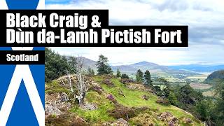 🏴󠁧󠁢󠁳󠁣󠁴󠁿 Black Wood Black Craig amp Dùn daLamh Pictish Hill Fort Walk  Cairngorms National Park [upl. by Layne327]