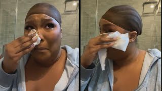 Lizzo Cries About Being FatShamed and Cardi B Backs Her Up [upl. by Aihtak]