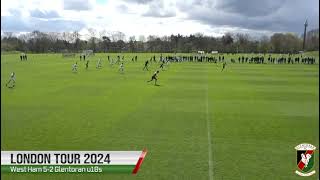 Glentoran Academy  u16u18 London Tour  Goals vs West Ham [upl. by Arorua452]