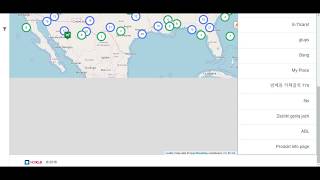 Leaflet OpenStreetMap server side markers clustering php script v1 1 [upl. by Emory]