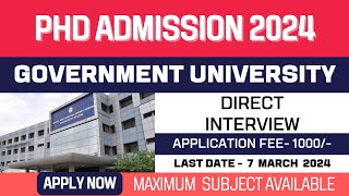 New PhD Admission Application 2024  Jawaharlal Nehru Technological University  JNTU Hyderabad [upl. by Ennayoj]