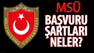 MSÜ Başvuru Şartları Nelerdir EvliDulNişanlı Başvuramaz [upl. by Anib729]