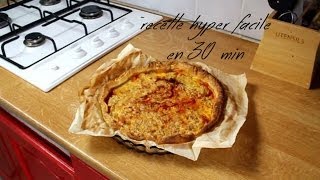 recette hyper facile en 30 min  tarte au thon [upl. by Uehttam]