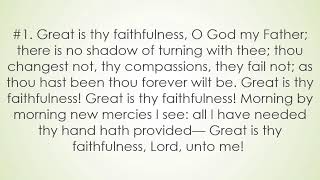 God is Unchangeable in His Faithfulness [upl. by Nhguavaj]