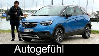 Opel Crossland X FULL REVIEW Vauxhall SUV test driven allnew neu  Autogefühl [upl. by Bourne334]