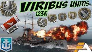 VIRIBUS UNITIS  European Premium Tier V Battleship  World of Warships [upl. by Cinda847]