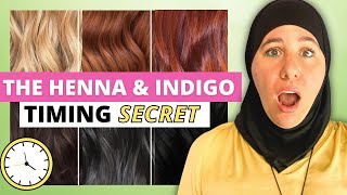 The SECRET to Henna and Indigo Timing  Manipulating timing can help achieve your desired color [upl. by Ettenahc242]