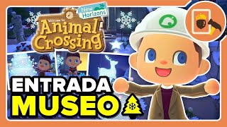 CONTRUYO LA ENTRADA DEL MUSEO DE NAVIDAD EN ANIMAL CROSSING NEW HORIZONS  Todo el proceso [upl. by Handal768]