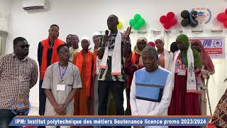 Délibération Soutenance licence promo 2023  IPM Institut polytechnique des métiers [upl. by Keyek]