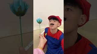 Marios evil doppelgänger is truly terrifying 😨 mario luigi peach [upl. by Ariana]