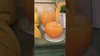 Easy Recipe  Cantaloupe Melon Juice  Island Style  Have a Blessed Day [upl. by Toscano]